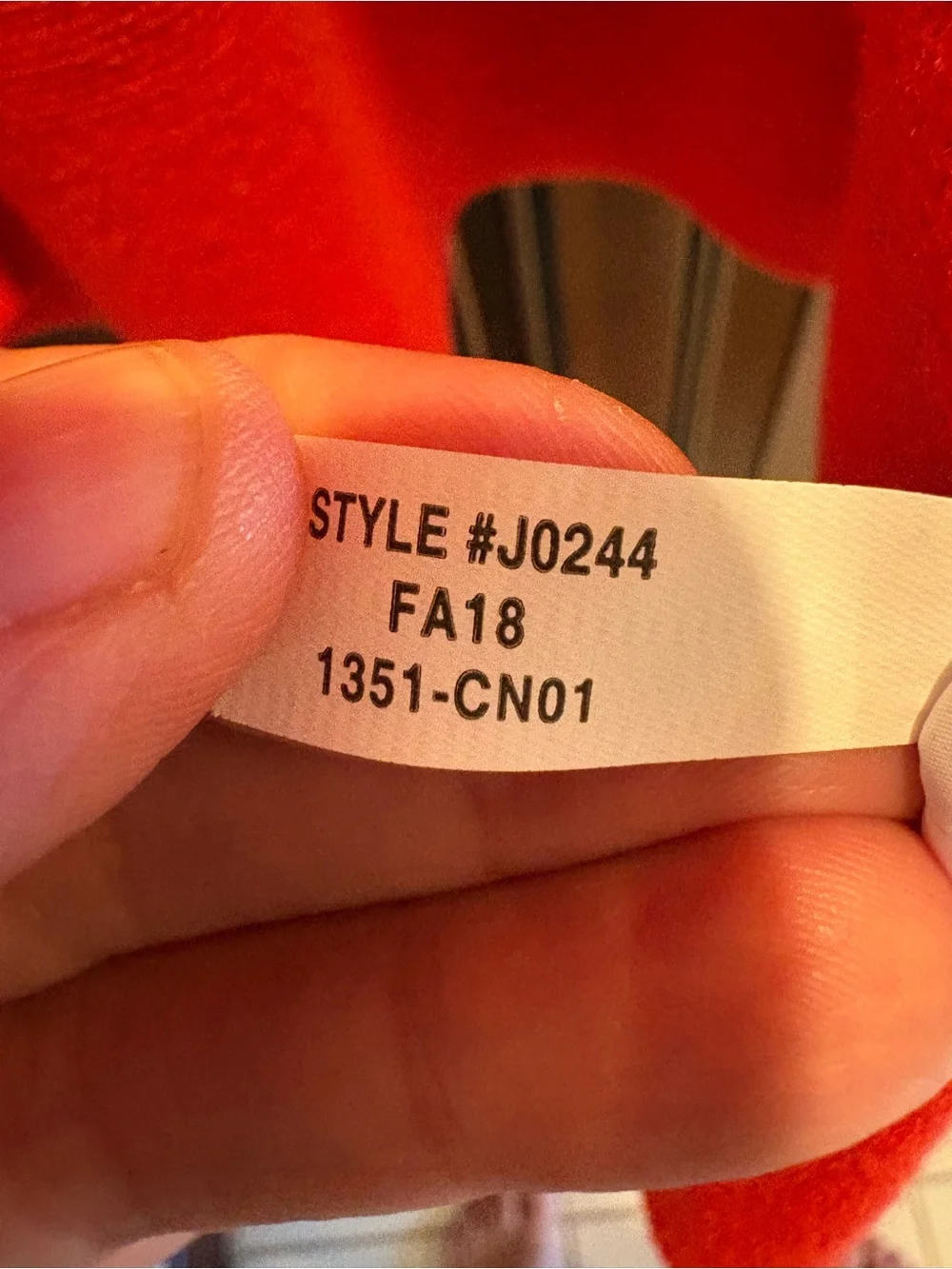 J. Crew 365 Red Open-Front “Sophie”Sweater Jacket Cardigan - XL
